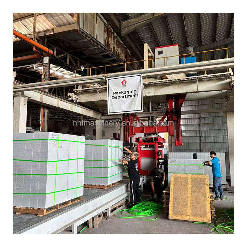 Hot Sales Fully Automatic High Efficiency Motor Engine PLC Gear Concrete Block Making Machine AAC Brick Production Line Long