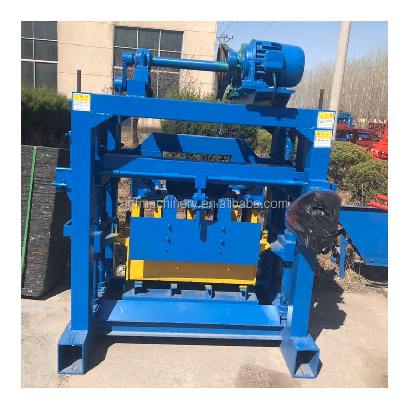Cheap Price QT4-40 Small Electric Concrete Block Machine with Motor Manual Operation High Capacity 2880 Pcs/Day CE Certified