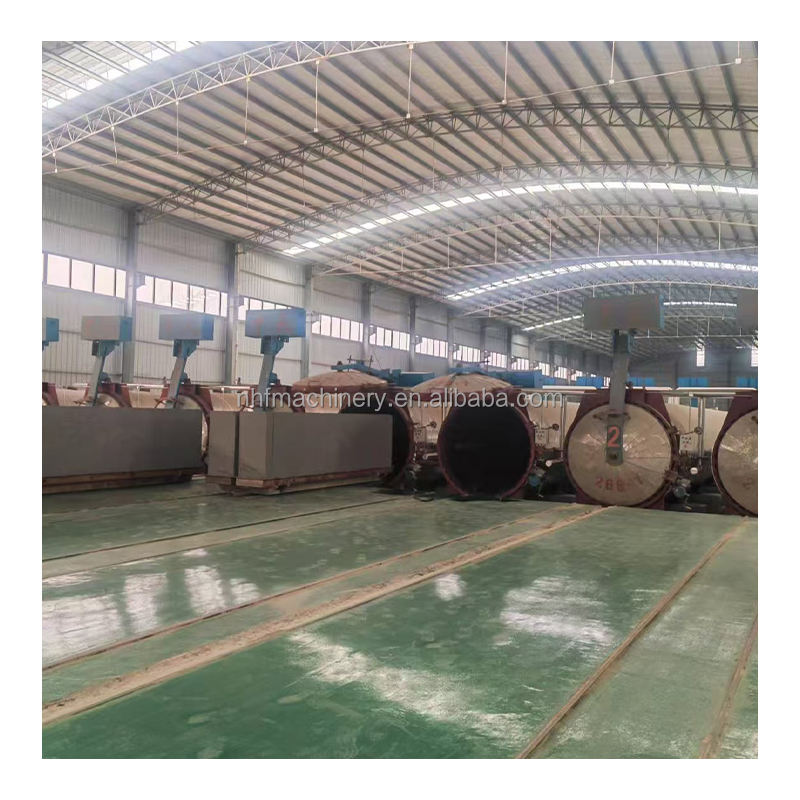 Eco-friendly Automatic AAC Block Production Line PLC-controlled Engine Gear High Efficiency Autoclaved Aerated Concrete Cutting