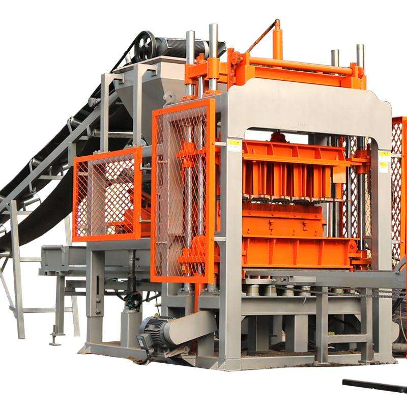 QT5-15 Fully Automatic Paving Hydraulic Concrete Block Making Machines for Making Concrete Hollow Interlock Blocks