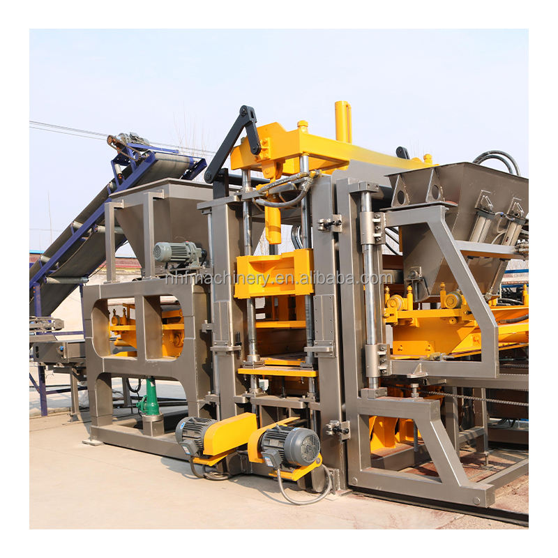 Hongfan QT10-15 Fully Automatic Block Making Machine China Brick Making Machinery USA Sale in Africa Turkey
