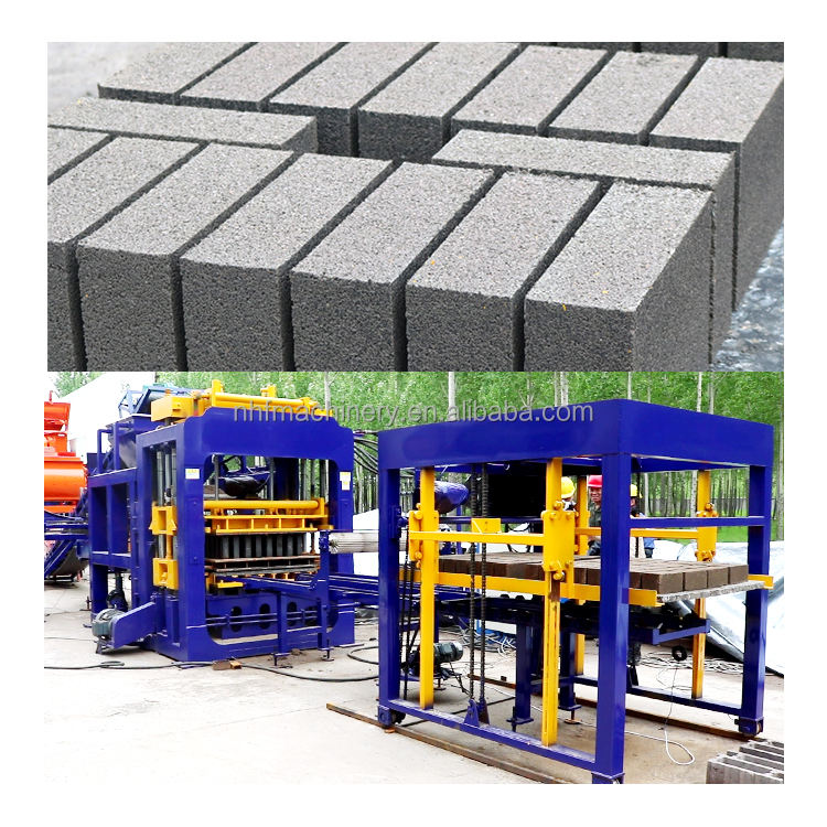 QT10-15 Block Making Machine Hydraulic Pressure Automatic Pavers Block Making Plant Brick and Block Making Machine