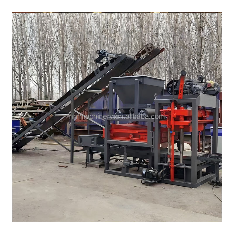 QT4-25 Automatic Block Moulding Machinery Concrete Hollow Brick Cement Sand Fly Ash Brick Making Machine with Factory Price